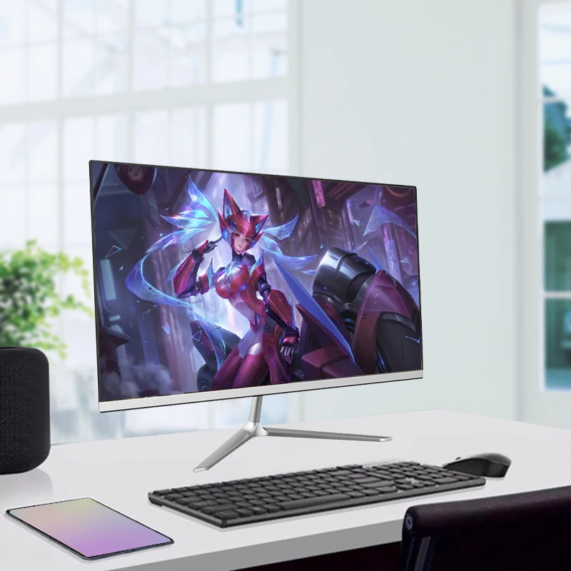 24inch industrial computer  with webcam core i3/i5 gamer gaming pc cheap All-in-one pc desktop computer for office computer