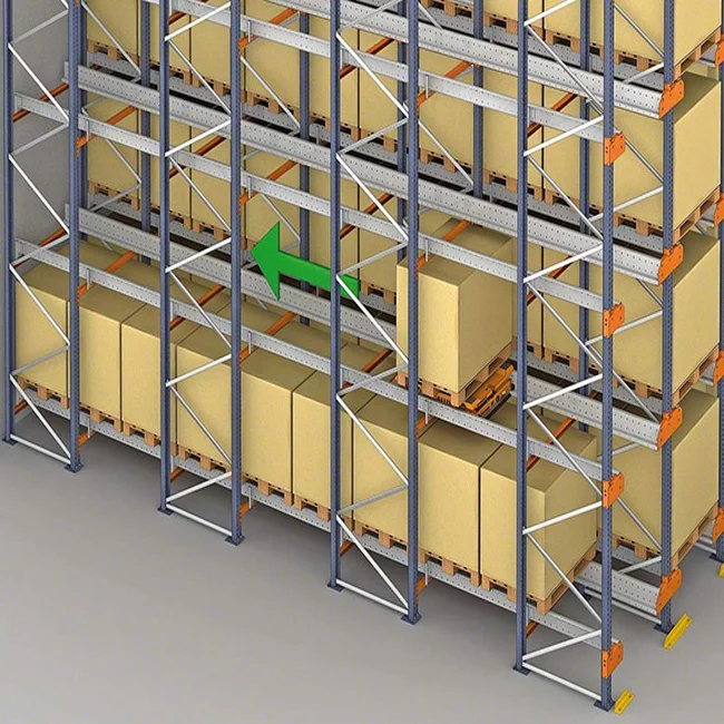 Heavy Duty Shuttle Pallet Rack Storage System Warehouse Solutions Provided