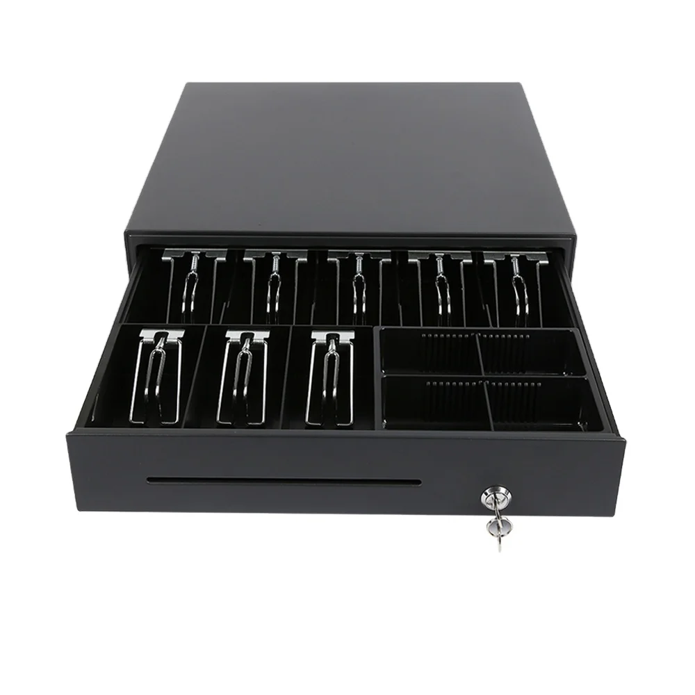 Cedi 415 grey heavy duty full metal cash drawer economical electronic usb cash drawer Cashier machine restaurant