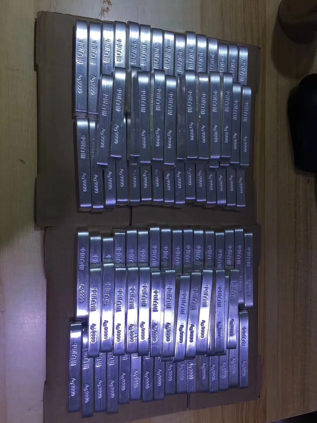 MA YIN FANG Factory custom Wholesale Silver Bar 999 1kg Silver Bar 999 Pure For Jewelry Making