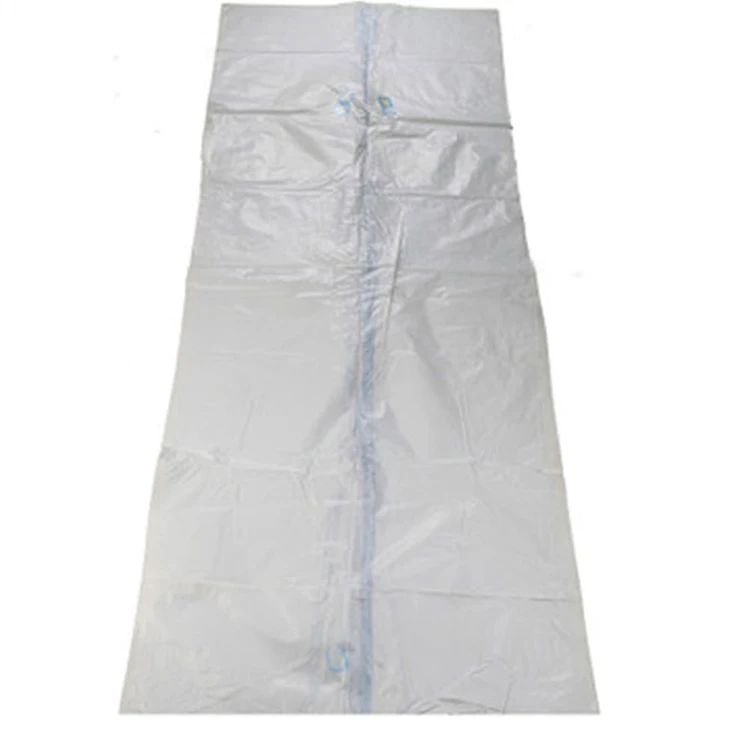 Disposable heavy duty waterproof PVC corpse mortuary body bag for dead bodies
