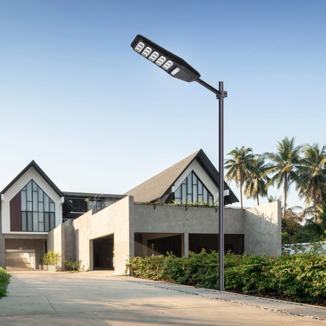 Commercial Outdoor Ip65 Waterproof Streetlight 100 200 300 w Integrated All In One Induction Led Solar Street Light