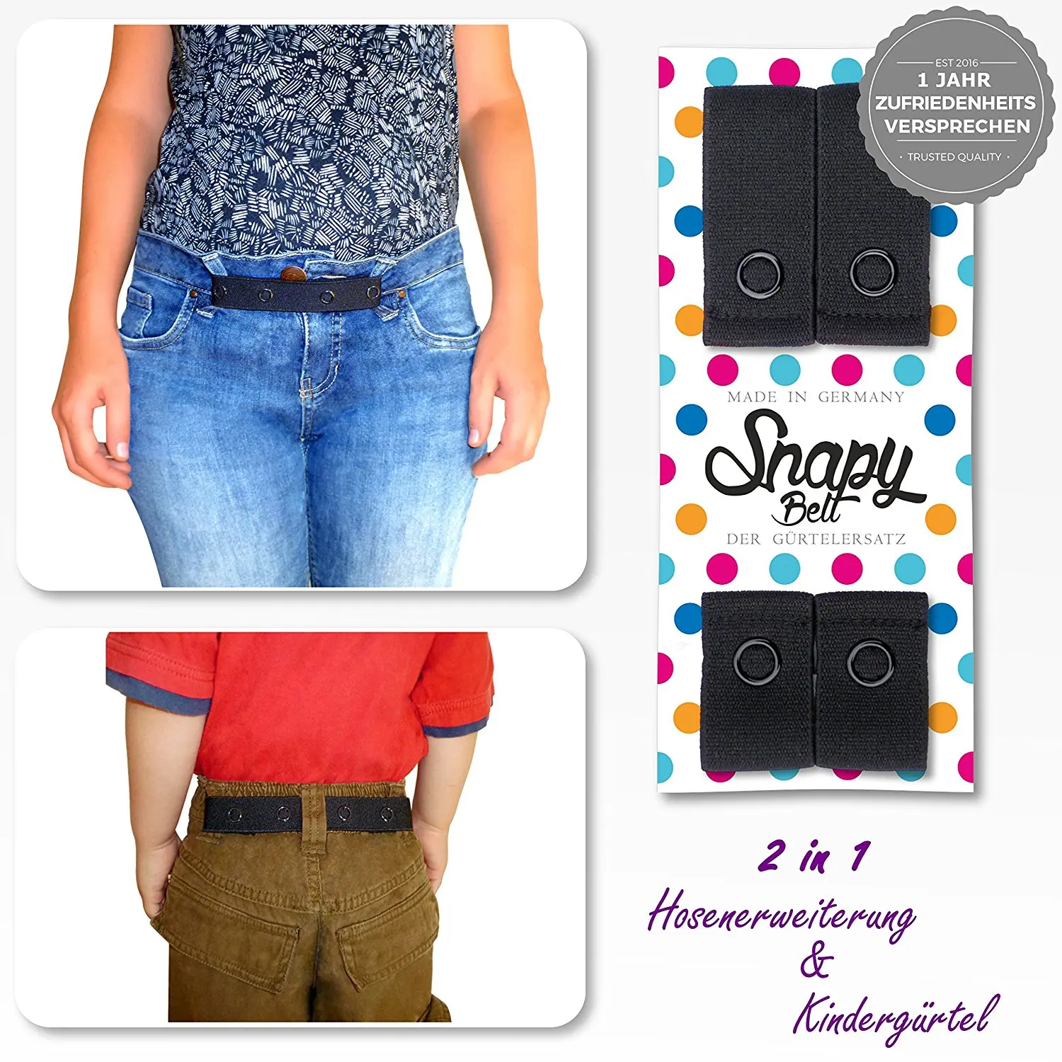  snapy belt for waistband pants