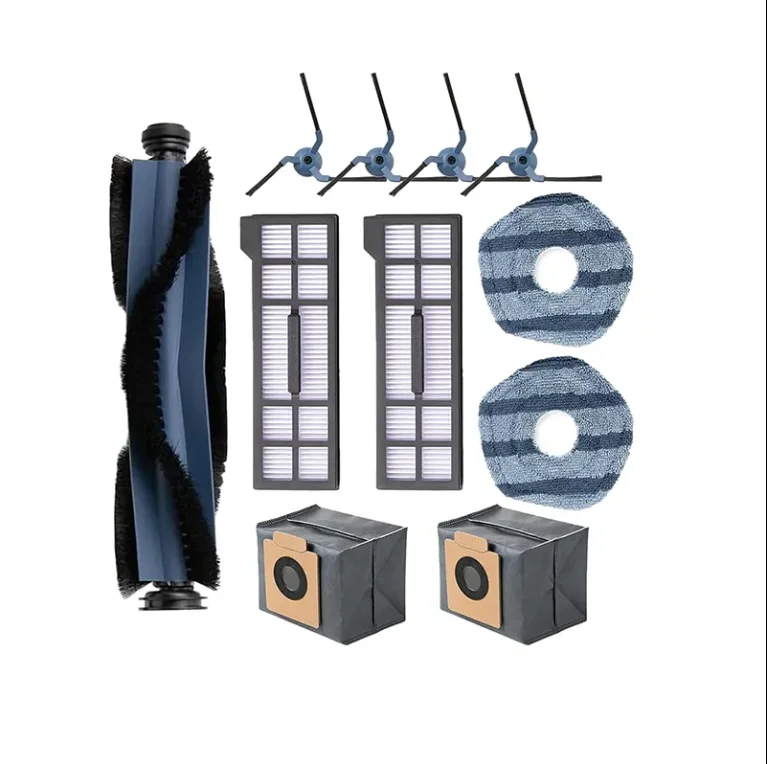 Eufy X10 Pro OmniRobot Vacuum Cleaner Accessories Replacement Main Brush Mop Pads Vacuum Bags Side Brushes Electric Clean Cloth