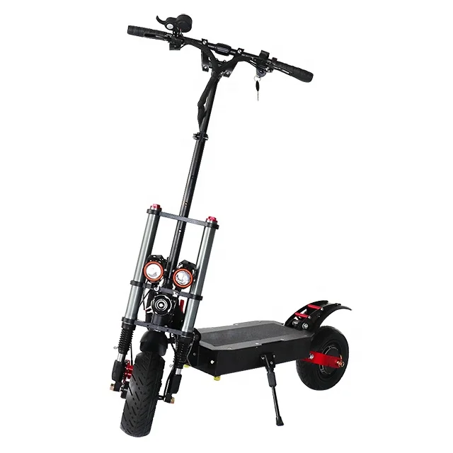 60V 5600W Dual Motor Powerful Two Wheel 11 Inch Fat Tire Off Road Electric Scooter