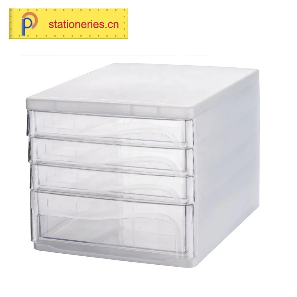 wholesale plastic office school home desk document file holder storage drawer box
