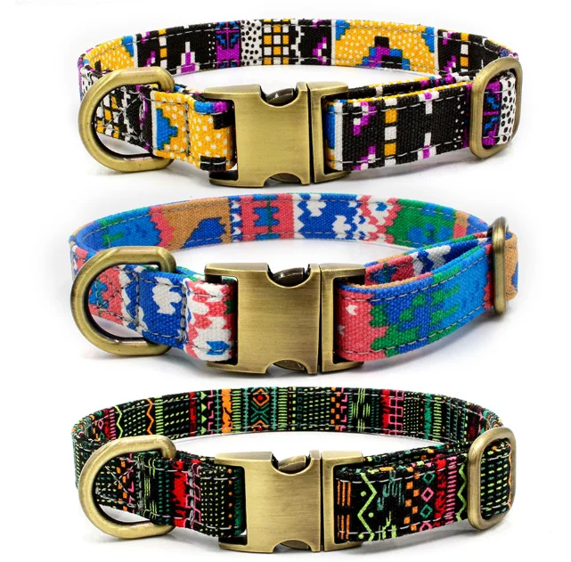 Hot sell Oem Dog Collar with Name Plate Personalized Dog Collars and Leashes