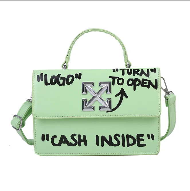 
luxury brand Custom logo fashion girl shoulder cash inside ladies bags luxury trendy womens handbags and purses 