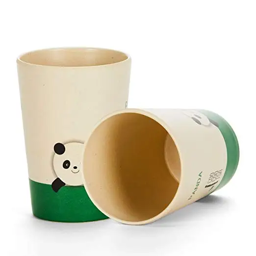 Wholesale price  Baby Kids Cartoon Bamboo Fiber Tableware Feeding Dishes Children Bowl Plate Dinner Set Dinnerware