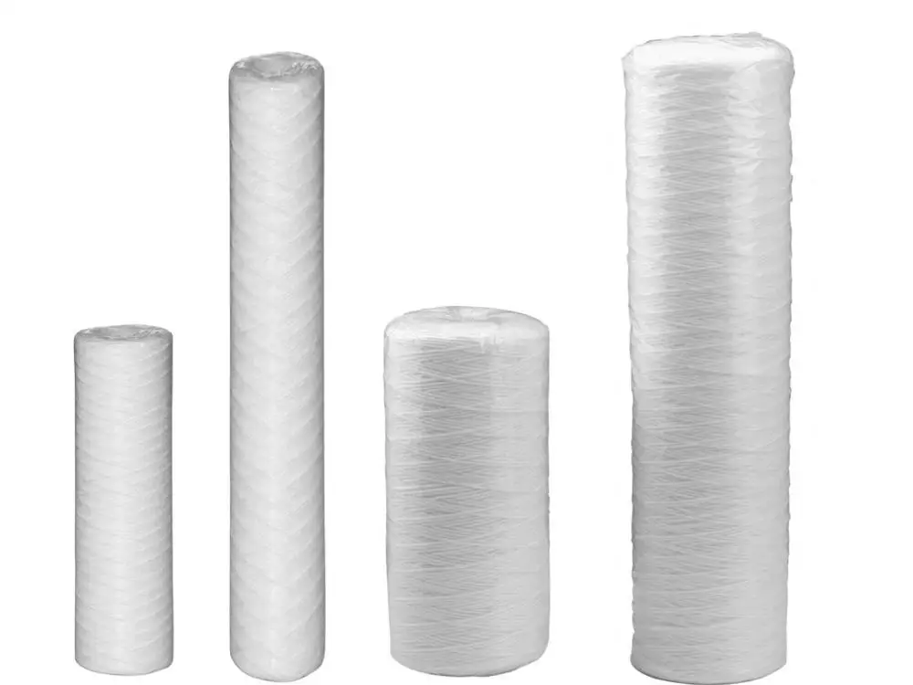 Cheapest 5micron 40inch polypropylene String Wound filter cartridge pp yarn Spun bonded filter for water purification