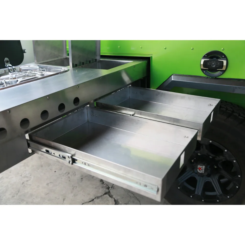 
Custom Outdoor Camper Trailer Slide Out Kitchen 