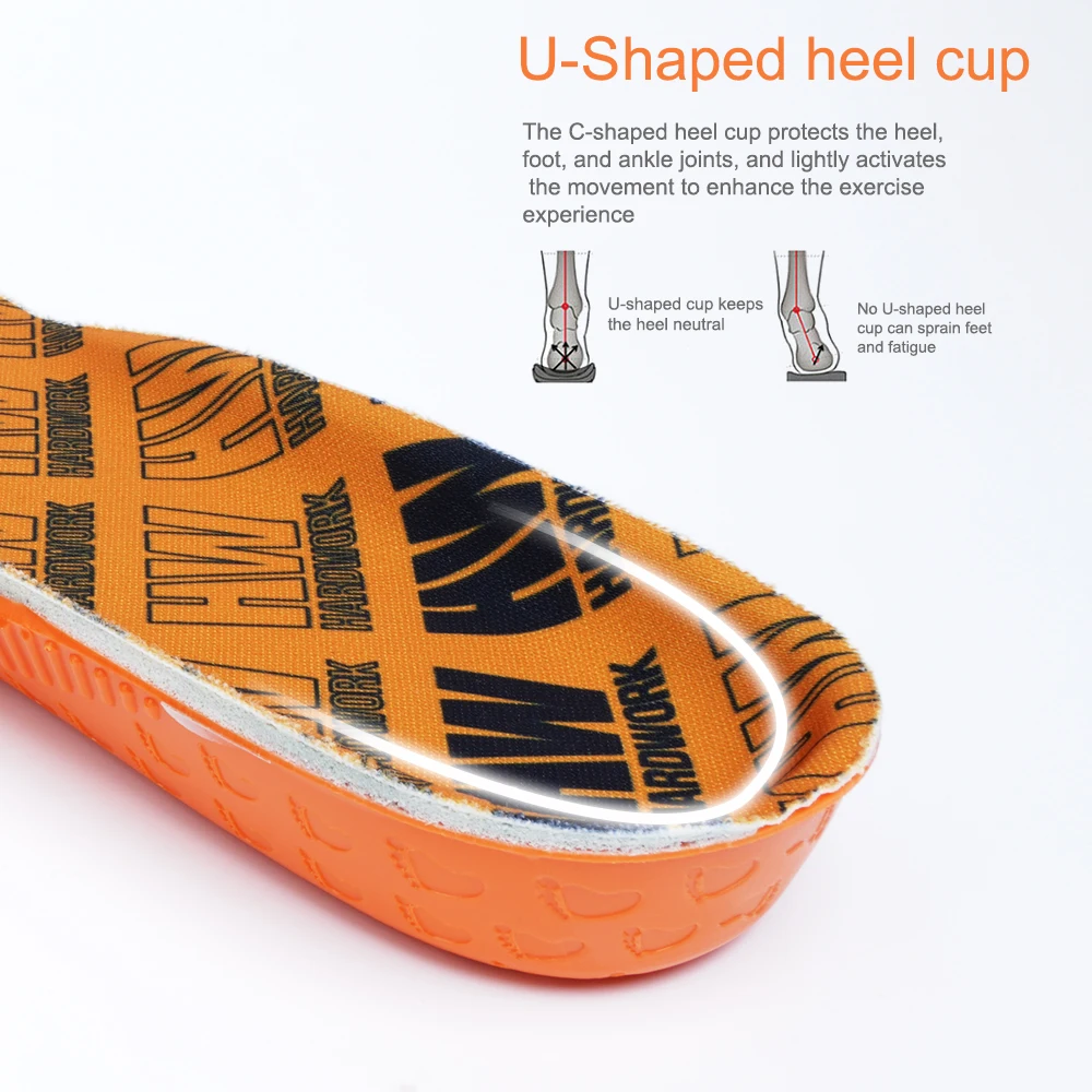 S-King Sports Soles for Men and Women Shock Absorption Cushioning Sports Comfort Inserts Breathable Running Insoles