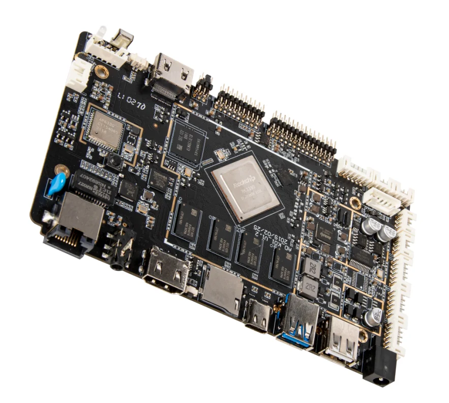 Motherboard Rk3399 Rockchip ARM Android 7.1.2 Operating System Touch Screen Industrial Control Main Board