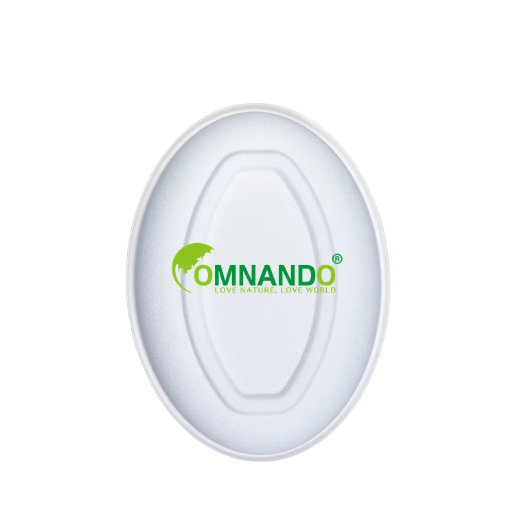 Zhejiang 24oz oval bowl disposable bowls a soupe papier biodegradable tableware