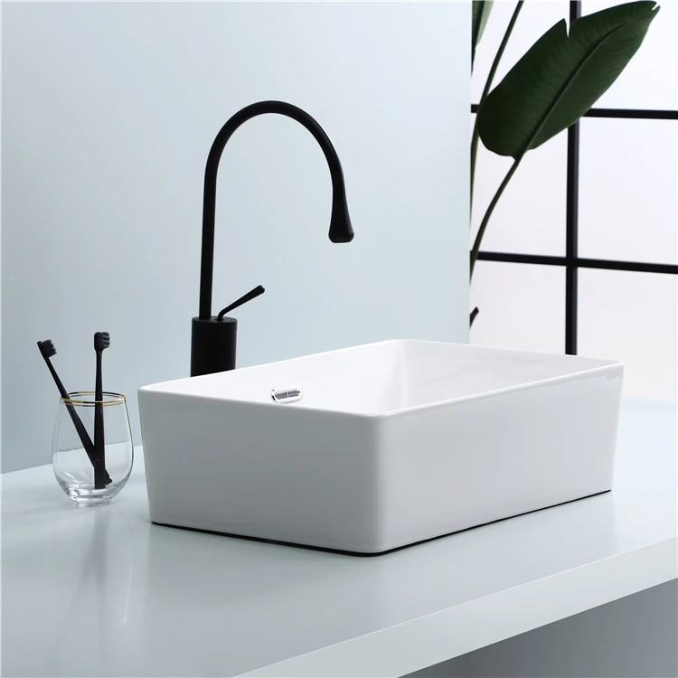 Classic design countertop handrinse sink ceramic wash art basin for bathroom