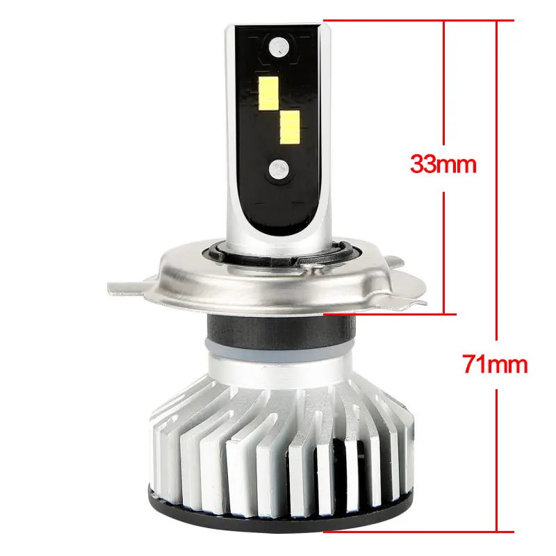 EURS 8V-80V LED H4 Motorcycle Headlight Bike HS1 PH7 PH8 BA20D H6 H4 LED Bulb Lamp CSP Chip IP67 White 35W 3500Lm