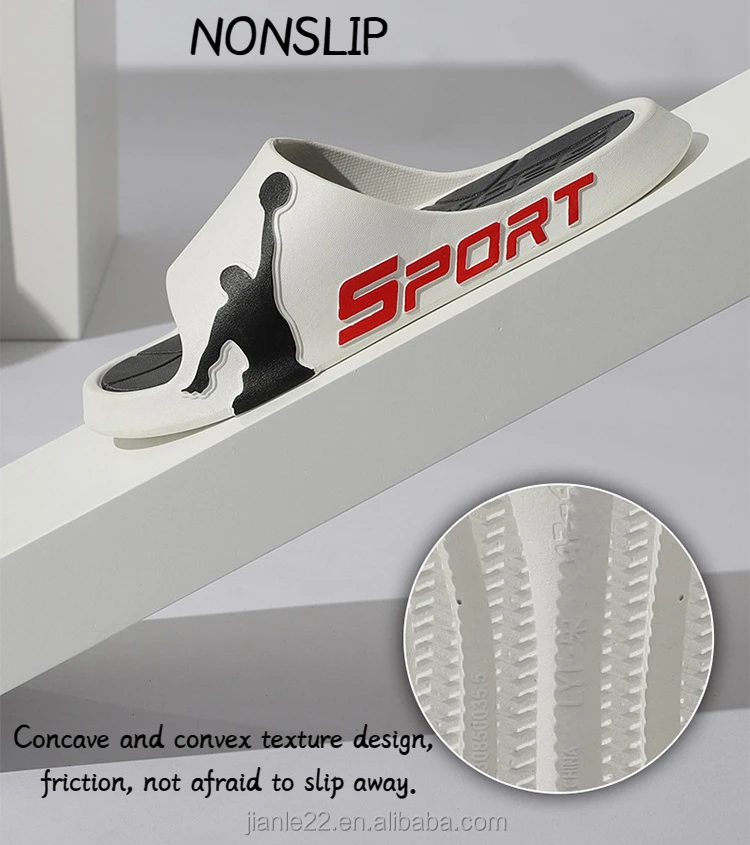 Men Shoes Leisure Outdoor Shopping Walking Flip Flops Beach Shoes Fashion Sandals Sleepers Basketball Style Sports PVC for Men