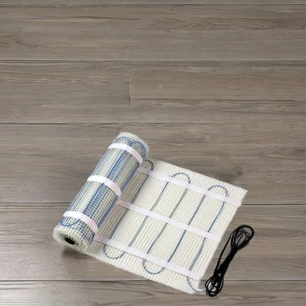 Modern Dual Conductor Design With Output Of 150W Per Square Underfloor House Floor Heating Mat