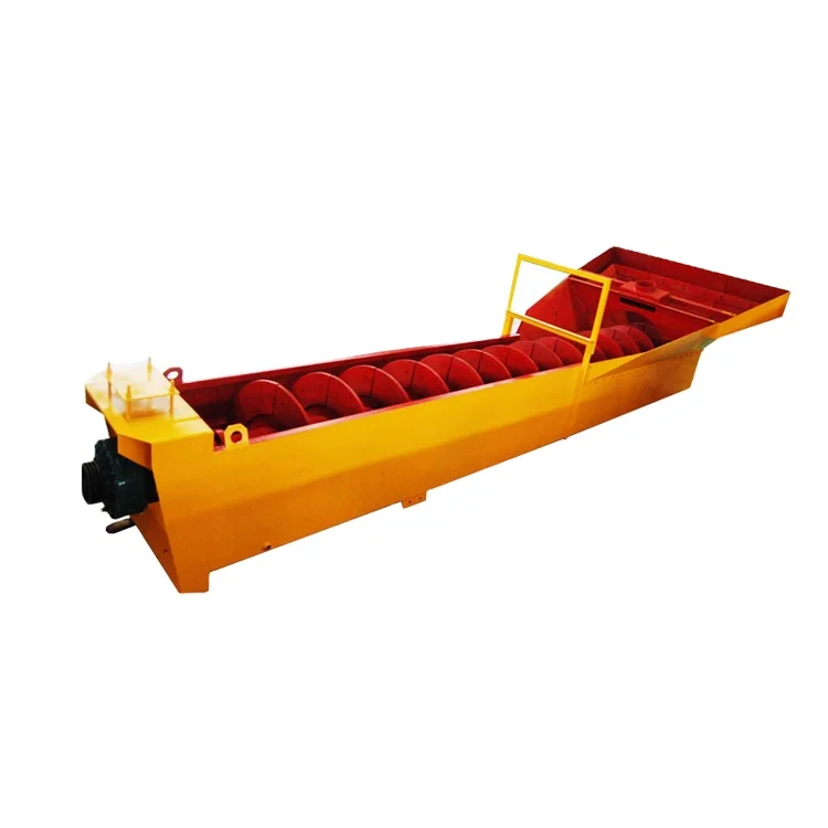 Manufacture industrial small gravel river sea silica screw sand washing washer cleaning machine design price for sale in india
