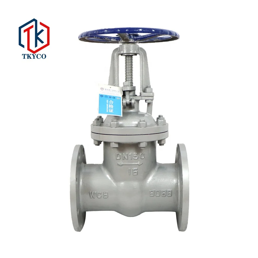 Taike China manufactures GB/JB/HB standard cast steel gate valves
