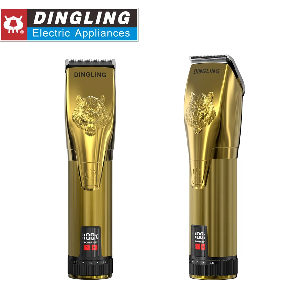 Dingling Guaranteed Quality Unique hair clipper electric professional hair clippers trimmer