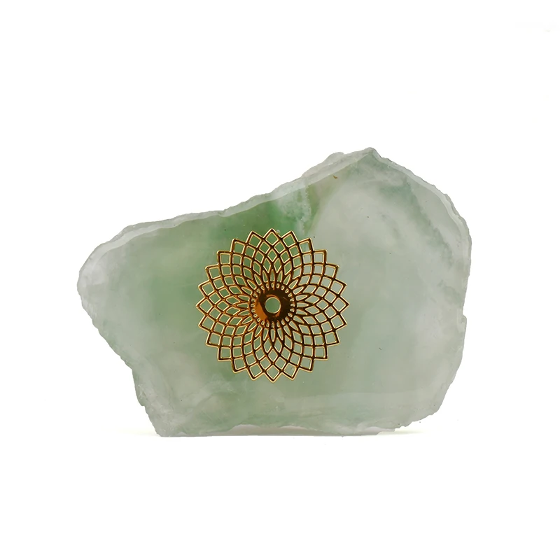 GMCFL Natural Wholesale Raw Rough Quality Chakra Healing Symbol Mine Fluorspar Green Fluorite Stone Block Price Crystal Craft