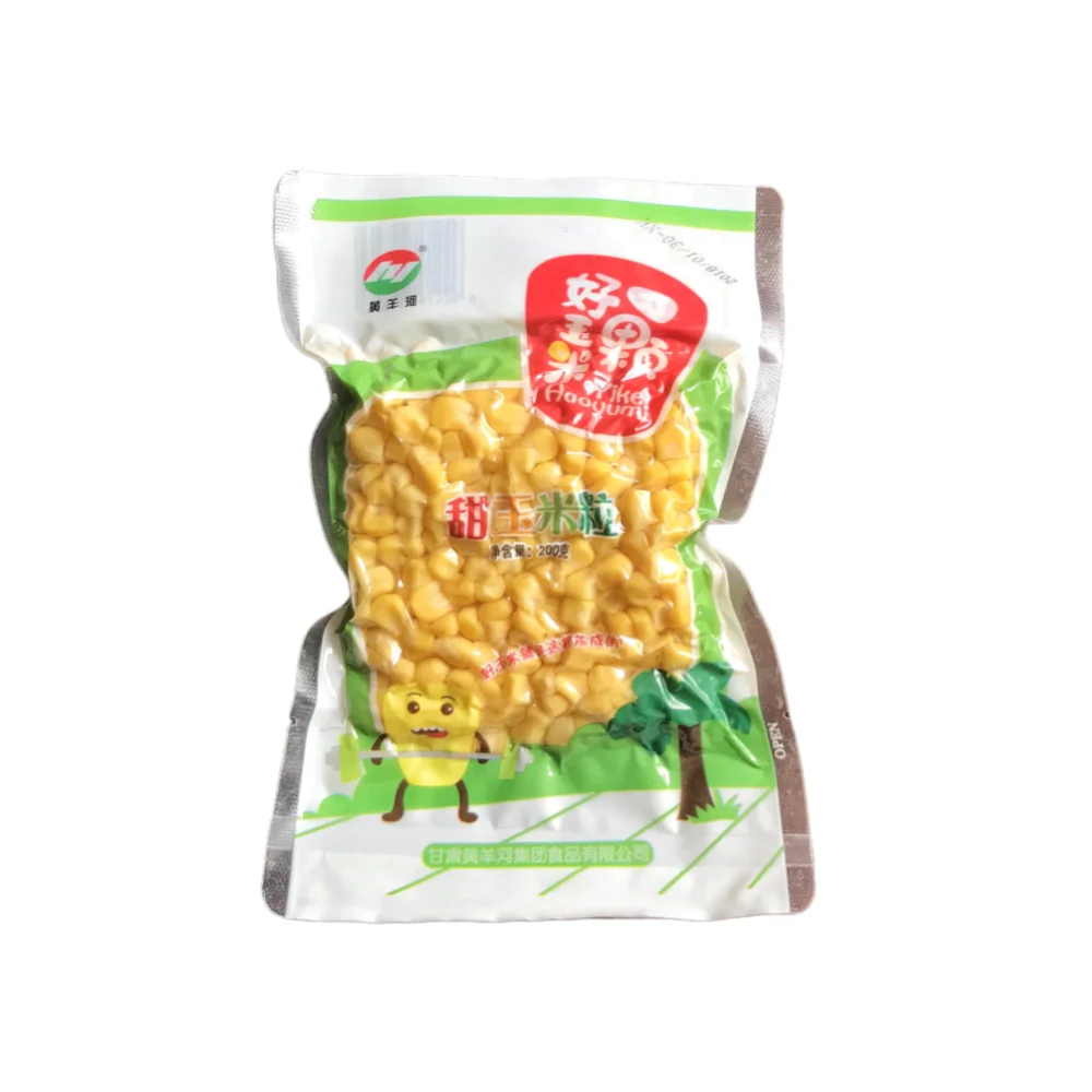 2022 Сладкая Желтая Кукуруза в вакуумной