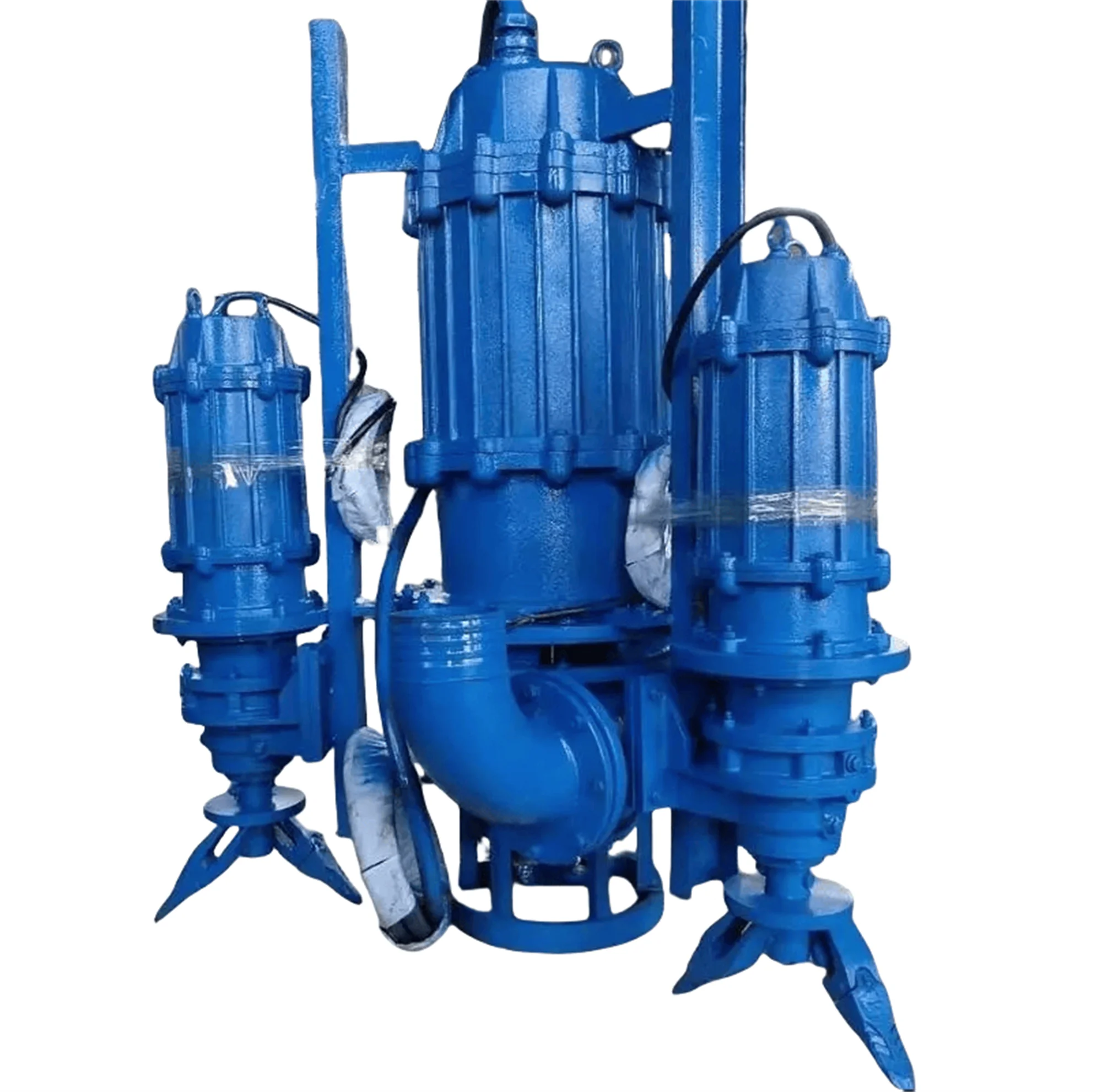 High pressure electric hydraulic industrial submersible dredging sand, sewage slurry pump