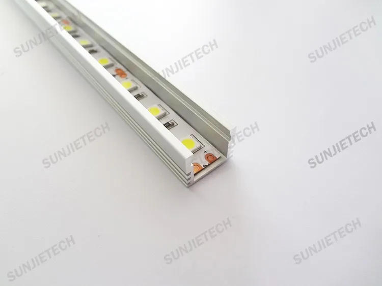 Silver/white/black anodized led strip aluminum profile for LED Strip Lights