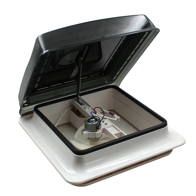 Caravan accessories Motorhomes vents 12 volt fan 20W with LED camper rv window Recreational Vehicle manual control