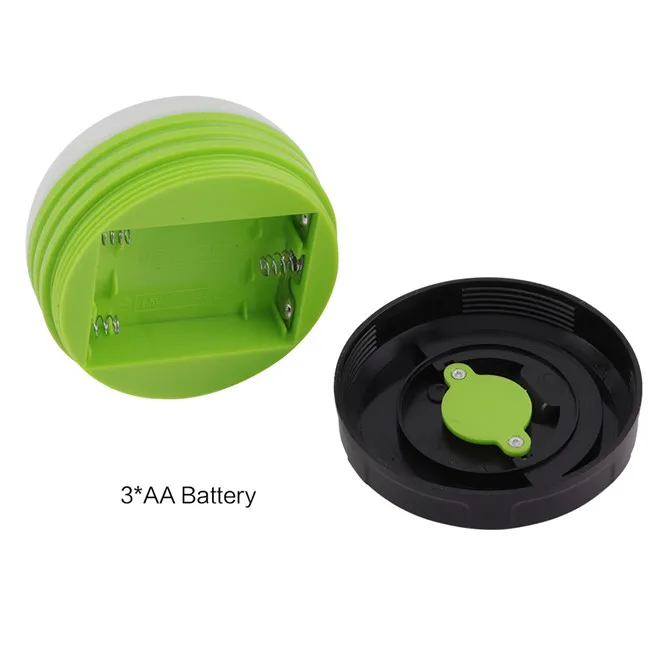 Magnetic LED Portable camping lantern AA Battery Powered 4 mode waterproof LED Camping tent lamp for outdoor hiking fishing