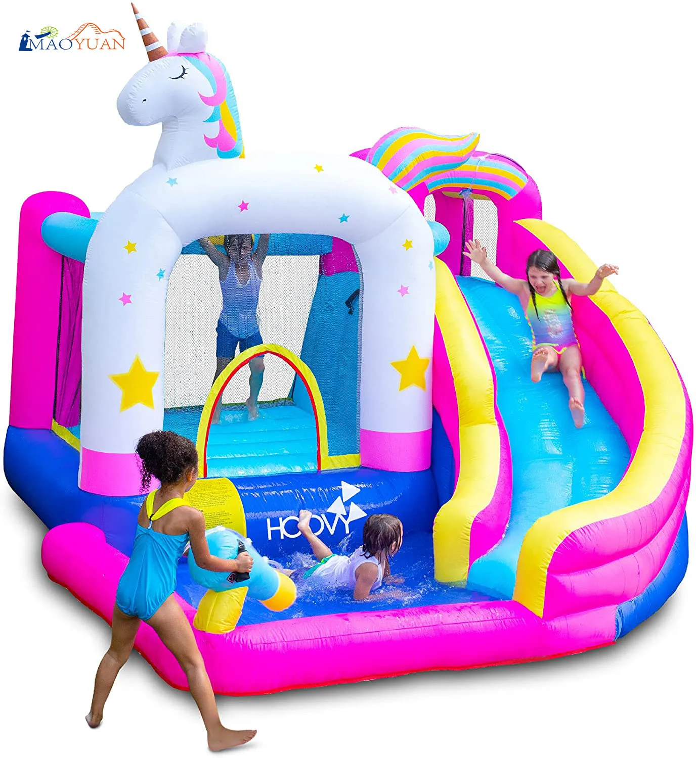 
custom factory price bouncing fun unicorn bouncer inflatable bouncy castle for kids 