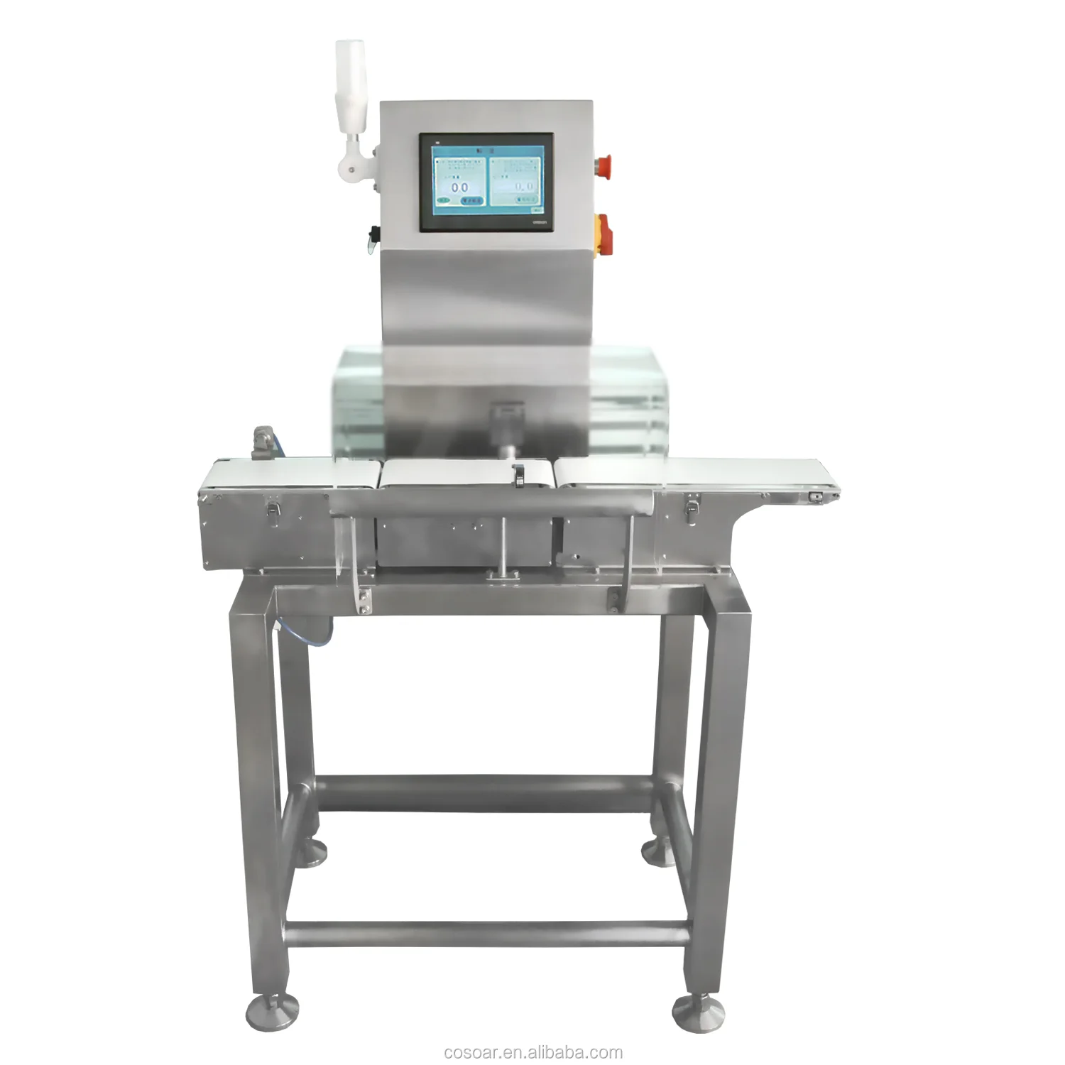 Automatic conveyor belt industrial precise check weigher manufacturer for food
