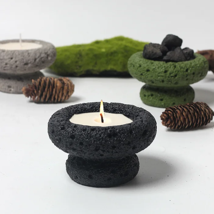 Cement cup Aromatherapy candle styles diverse unique appearance innovative products