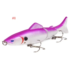 130mm 18.5g 3 Sections  jointed  Fishing Lures Artificial Hard Bait Fishing Bass Trolling Pike Carp Fishing Tools Lure