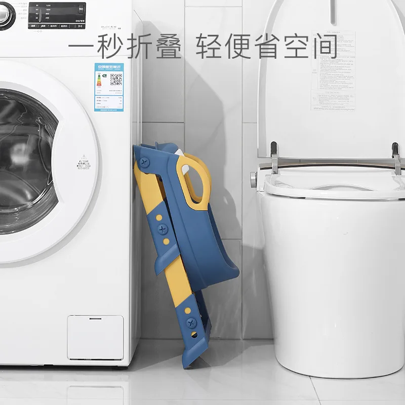 Wholesale Adjustable Baby Kids Toilet Potty Training Seat With Step Stool Ladder