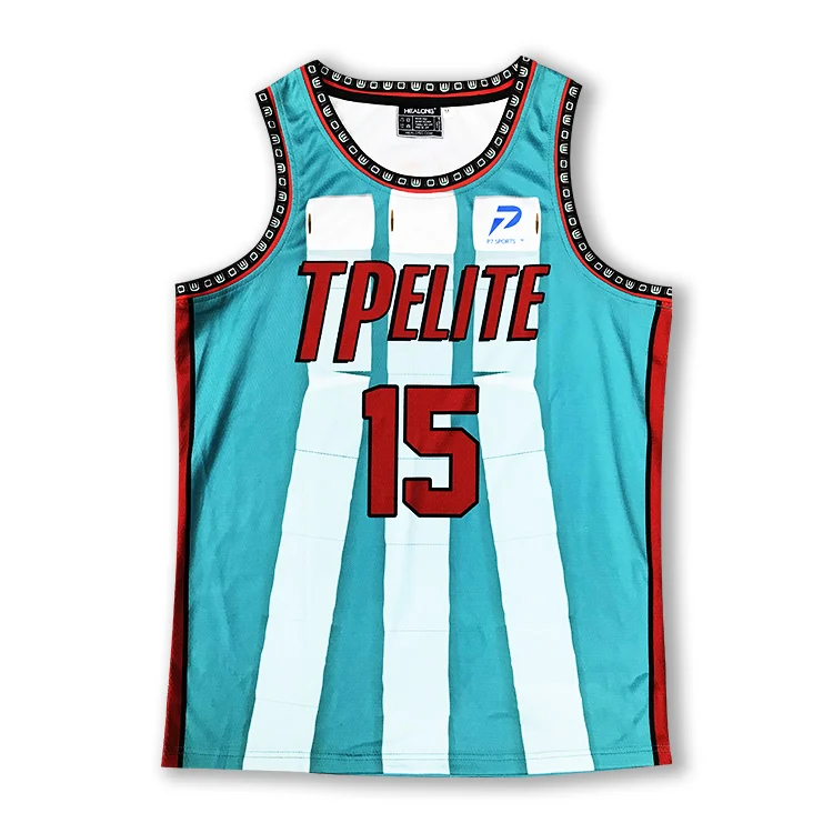 Custom Basketball Jersey Blue Color Design Your Own Sublimation Basketball Jersey