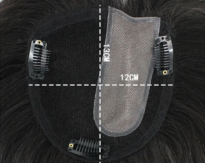 RE Hairburst Import Swiss Lace Base Human Hair All Hand-Tied to cover white hair breathable Topper For Woman