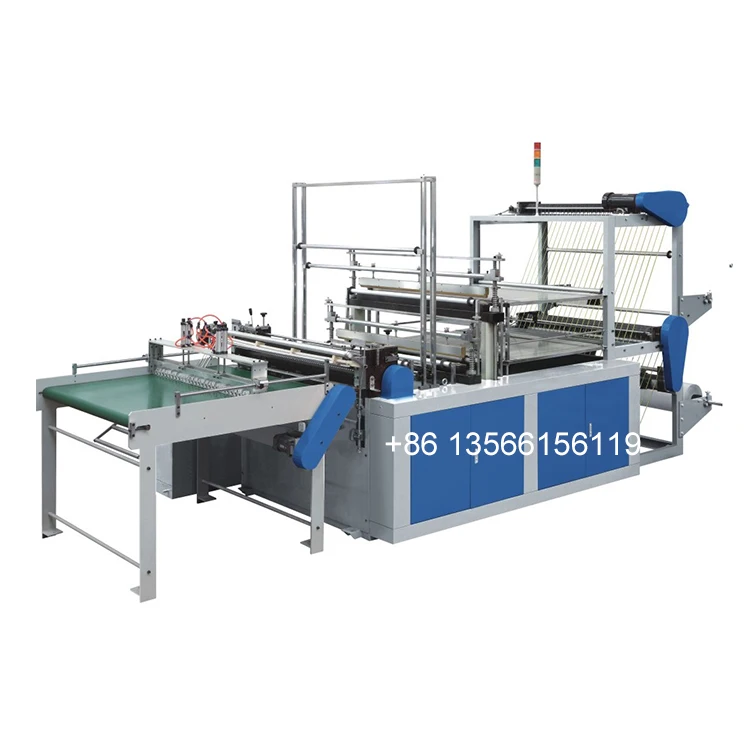 Hot Sell Automatic Biodegradable Corn Starch Plastic  Carry T shirt  Poly Bag Making  Machine