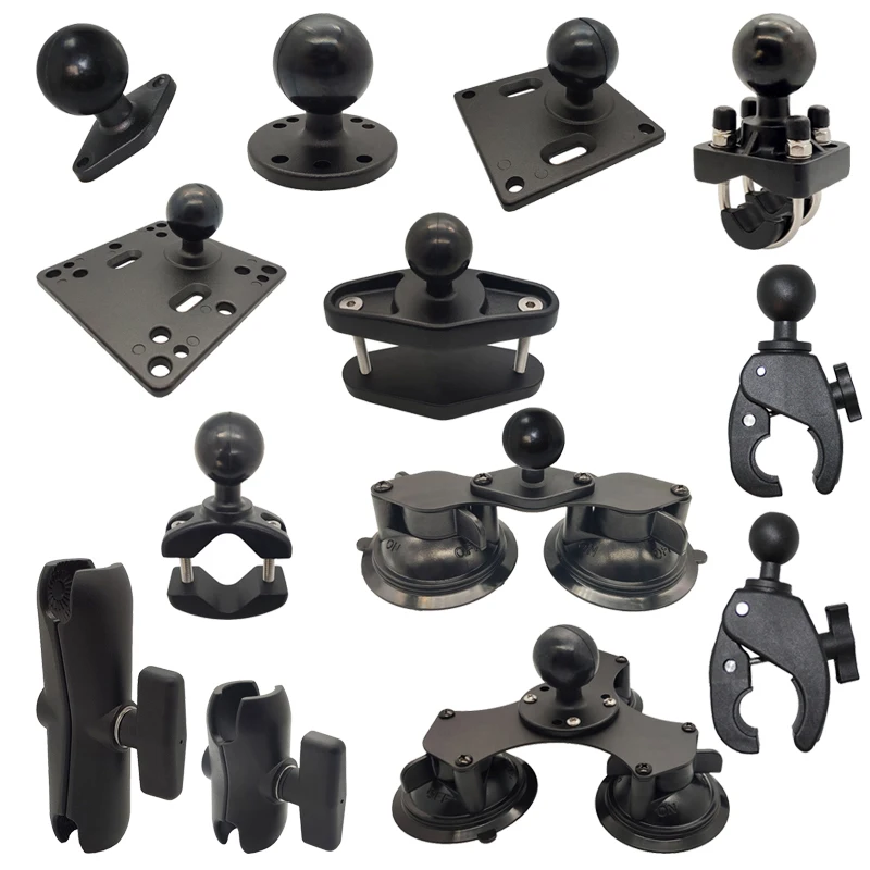 Aluminum Alloy Clamp Bracket for Tube Rail 1.5 Inch Ball Tablet Mount Utv
