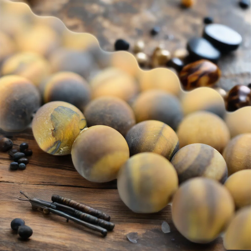 Wholesale Natural Matte Tiger Eye Loose Gemstone Beads 4/6/8/10/12/14/16mm for DIY Jewelry Stone Beads Category