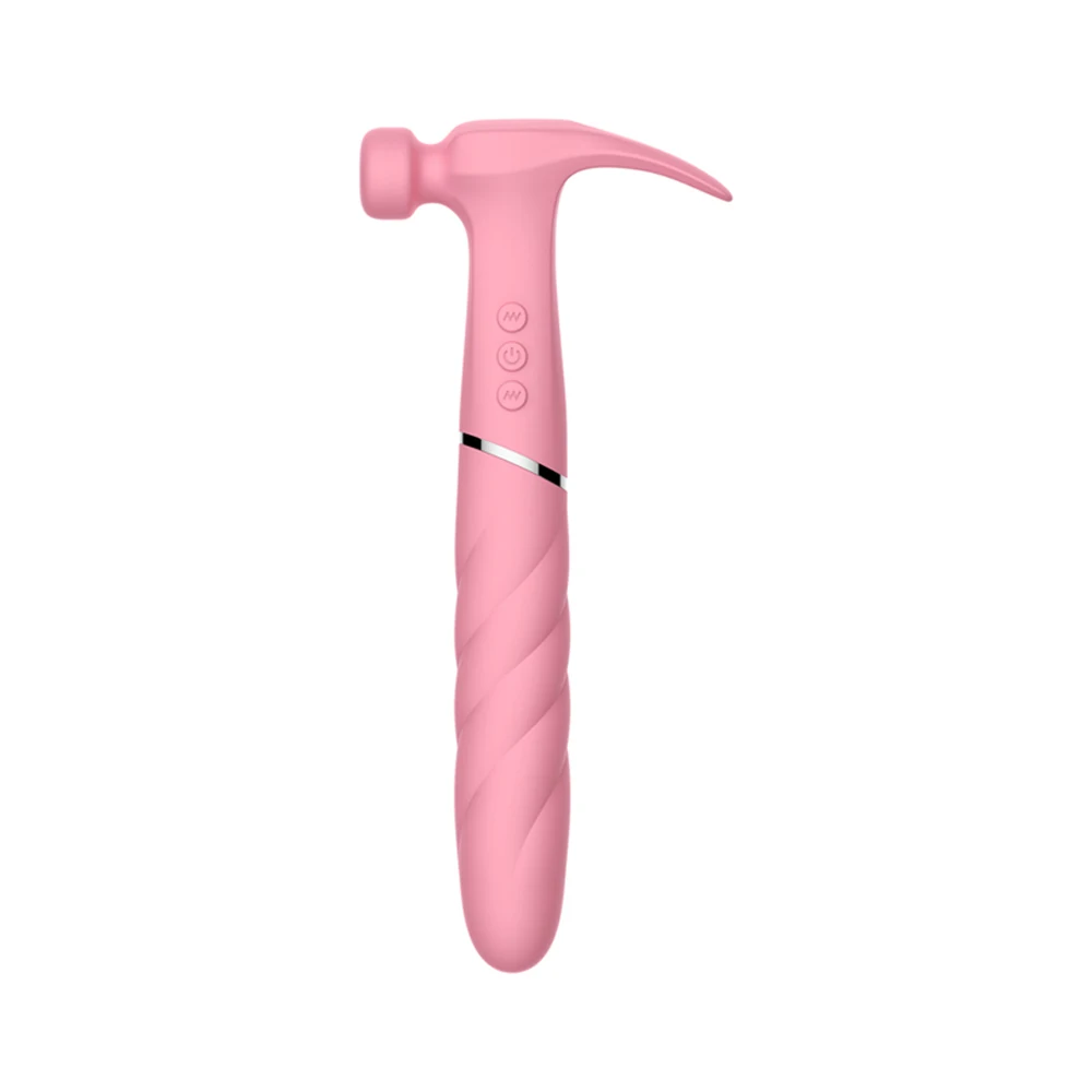 Pink Hammer Powerful vibrations G-spot Clitoral Vibrator Adult Dildo Sex Toys For Man And Woman
