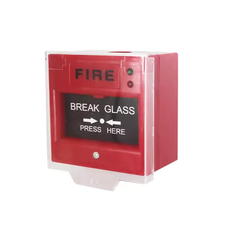 Manufacturer Wholesale Fire Call Point with LED Resettable Fire Alarm Manual Call Point