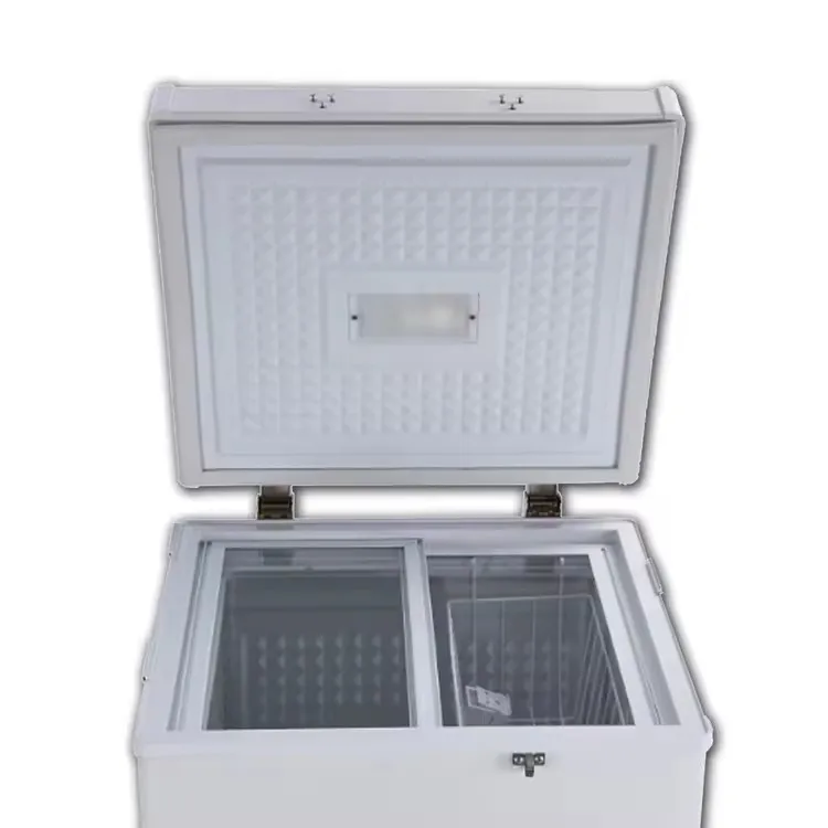 New Design save energy Fridge freezer 108Liter single top Door Solar Powered Refrigerator