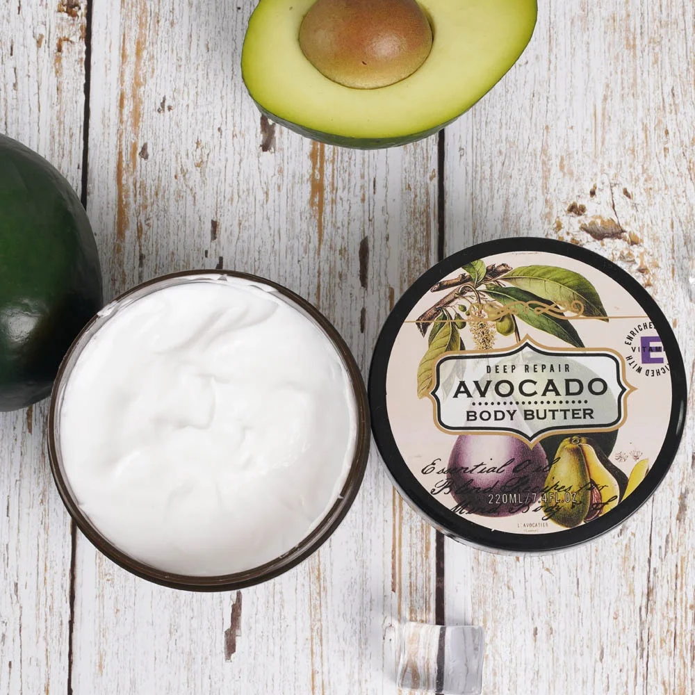 Private Label Moisturizing Lotion Vegan Coconut Shea Mango Whipped Body Butter