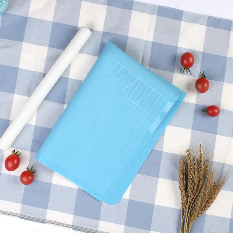 non-stick baking & pastry multipurpose pad silicone dough roolling non-slip pastry extra large with measurements kneading mat