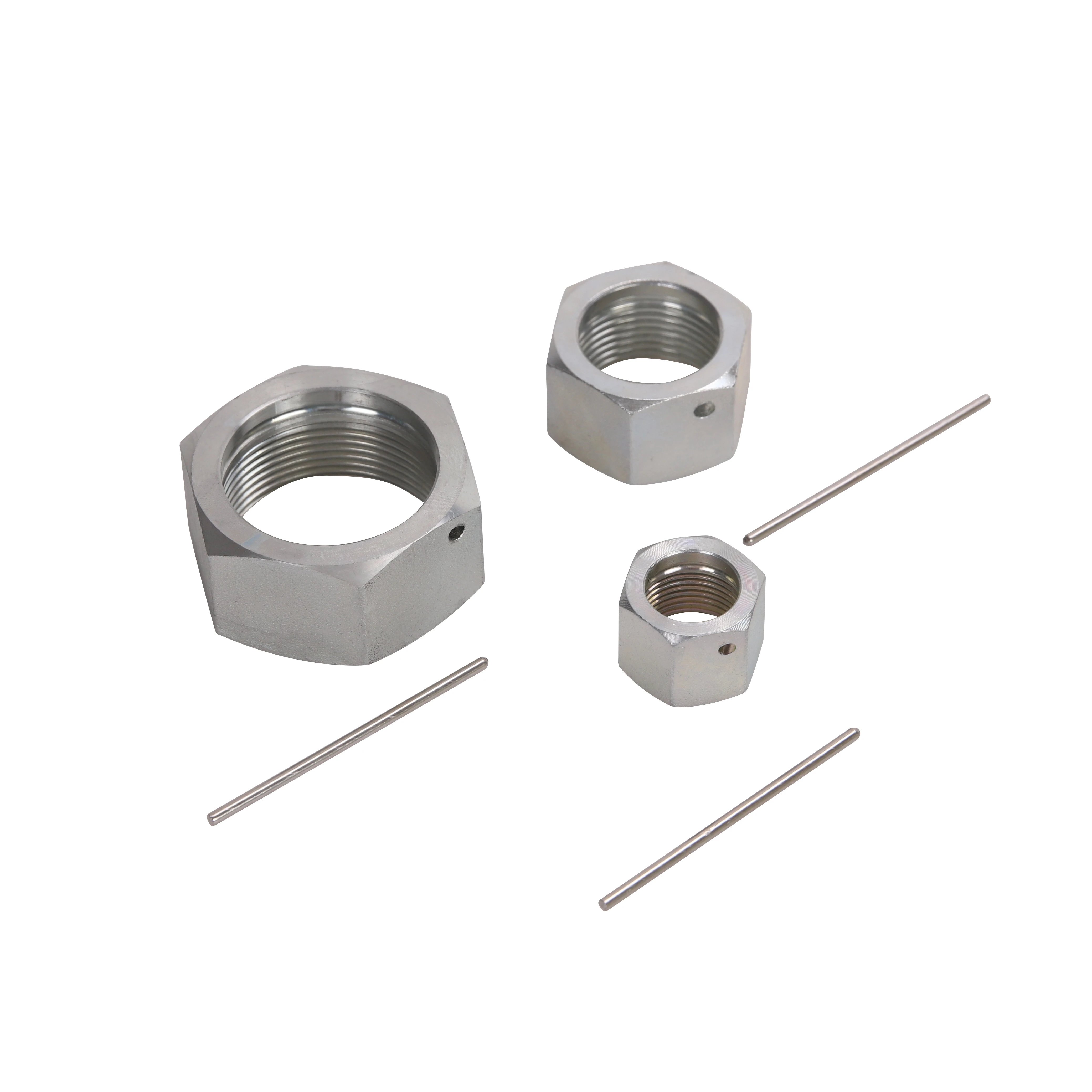 Шестигранные шестигранные гайки из углеродистой стали