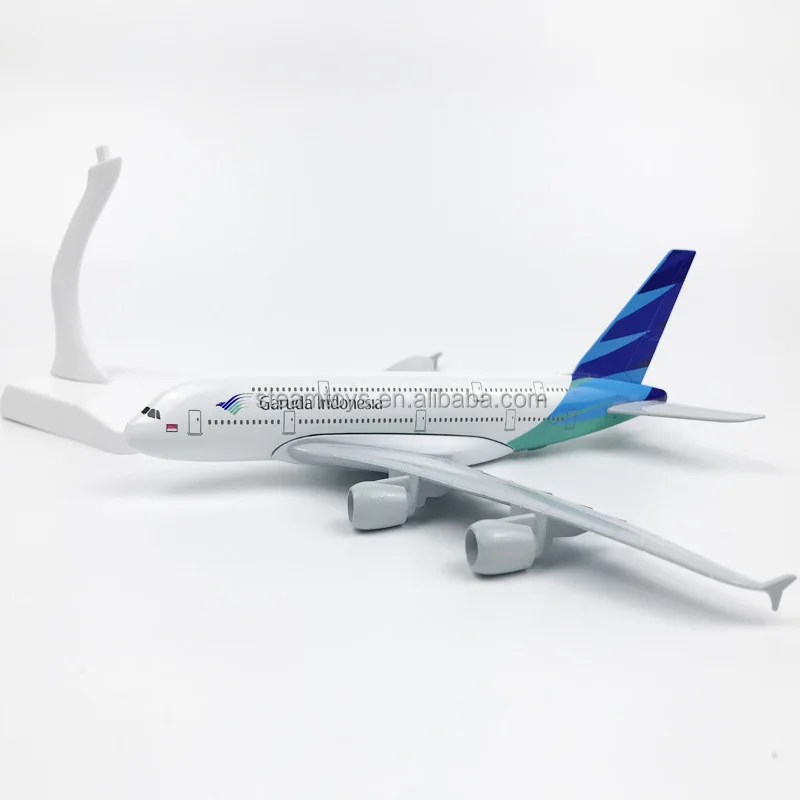 1:300 20CM Metal Airplane Model A380 Garuda Indonesia Aircraft Models Airlines Company Flight Gift Accept OEM