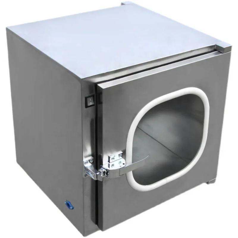 AMBER produce air shower pass box for clean room active pass box interlocking cleanroom sus304 pass box