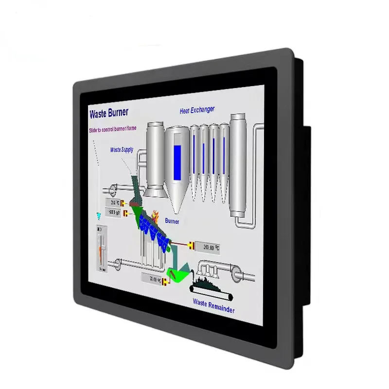 All-in-one machine Embedded industrial touch screen tablet PC configuration capacitive resistance touch screen display